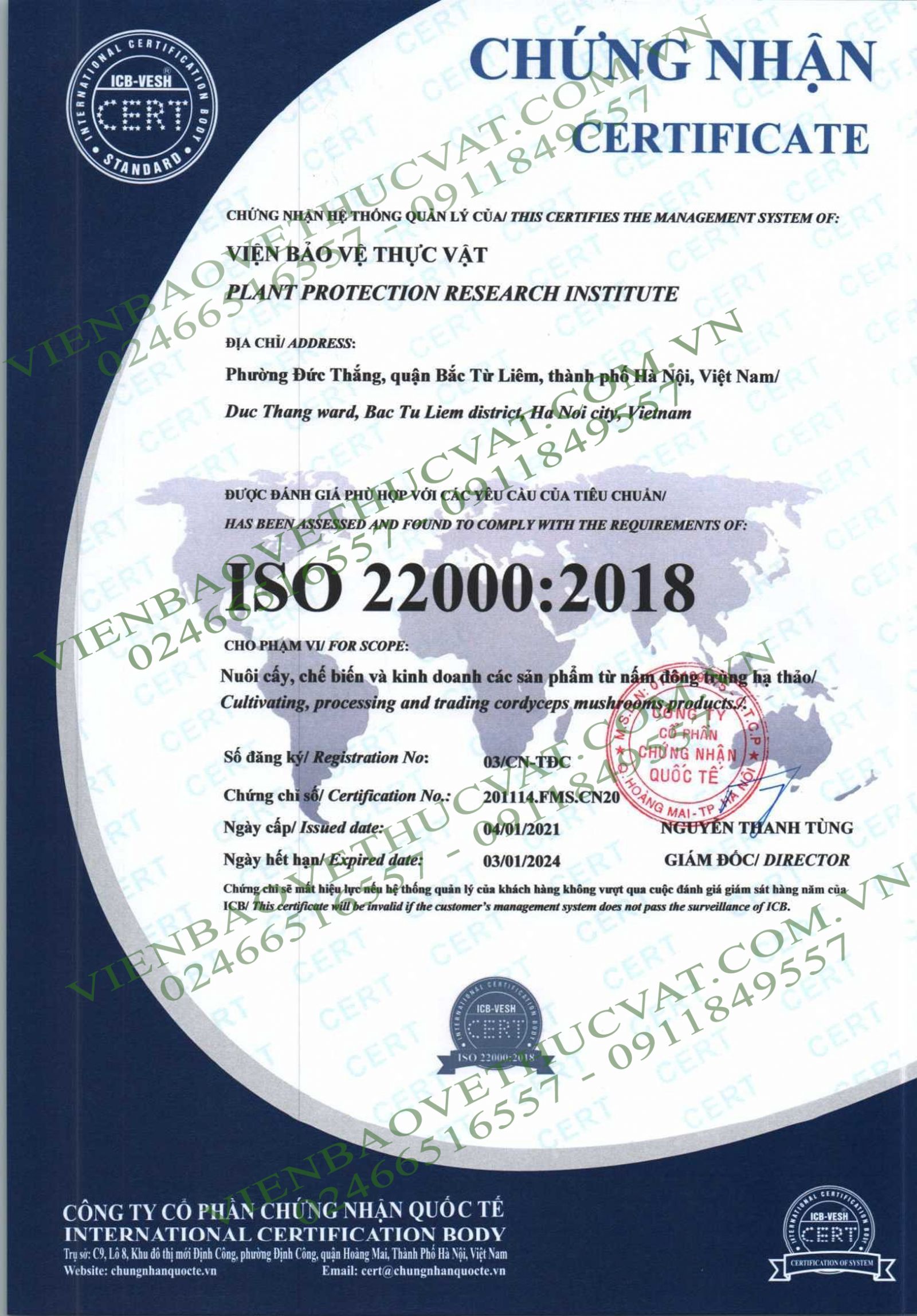 Tiêu chuẩn quốc tế giúp kiểm soát, hạn chế tối đa rủi ro các vấn đề liên quan đến mức độ an toàn và vệ sinh thực phẩm.