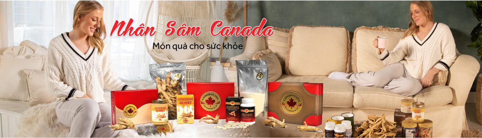 Các sản phẩm Nhân Sâm Canada