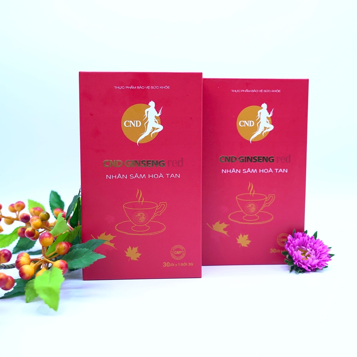 Nhân Sâm Hòa Tan Cadana (Bắc Mỹ) - CND GINSENG RED – Hộp 30 gói4