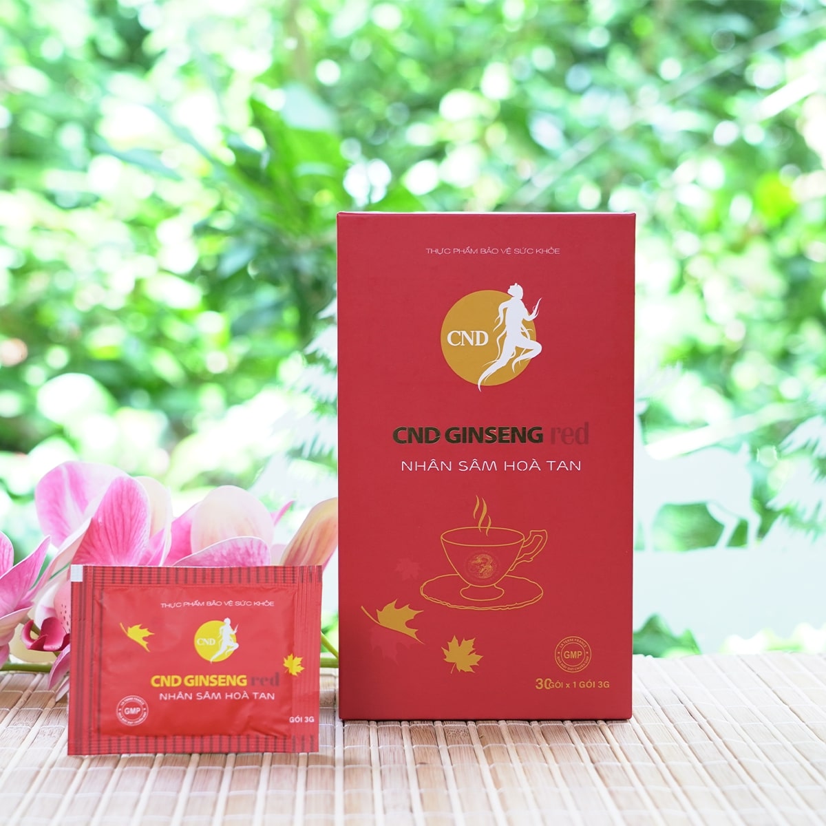 Nhân Sâm Hòa Tan Cadana (Bắc Mỹ) - CND GINSENG RED – Hộp 30 gói5