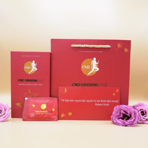 Nhân Sâm Hòa Tan Cadana (Bắc Mỹ) - CND GINSENG RED – Hộp 30 gói6
