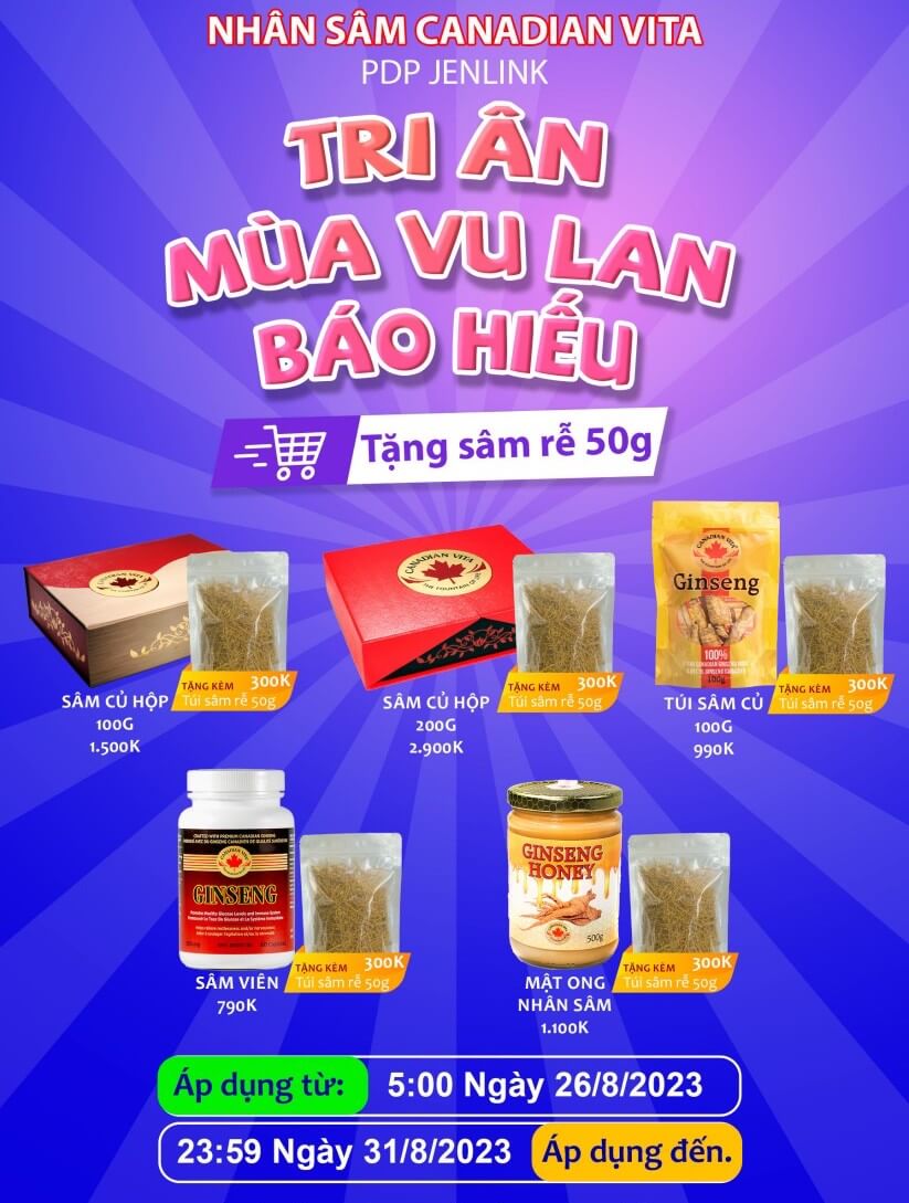 Chương trình ưu đãi mùa Vu Lan Báo Hiếu