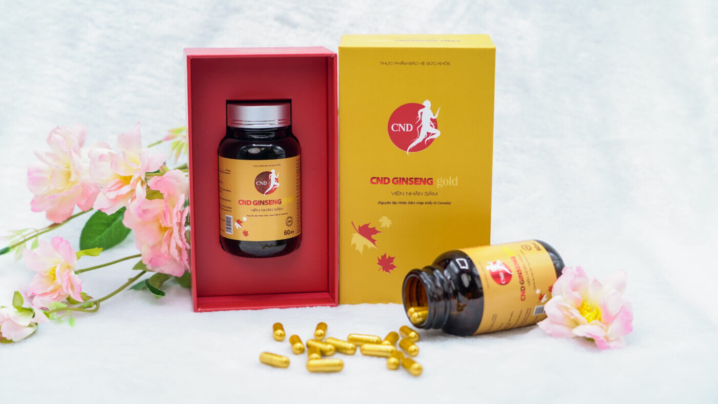 Viên Nhân Sâm Canada – CND GINSENG gold – Lọ 60 viên2