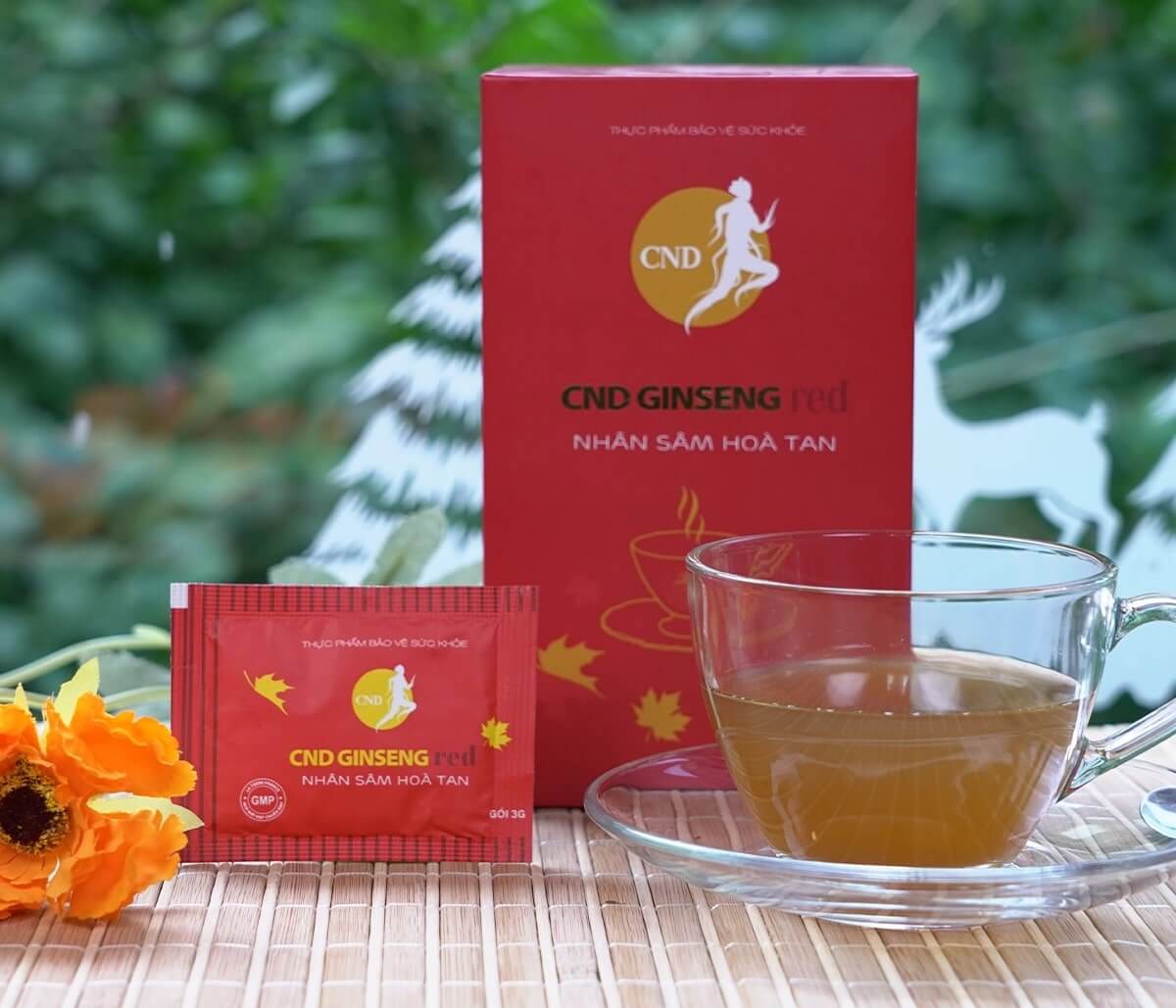 Nhân Sâm Hòa Tan Cadana (Bắc Mỹ) - CND GINSENG RED – Hộp 30 gói2