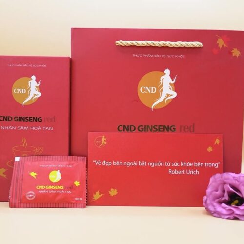 Nhân Sâm Hòa Tan Cadana (Bắc Mỹ) - CND GINSENG RED – Hộp 30 gói6