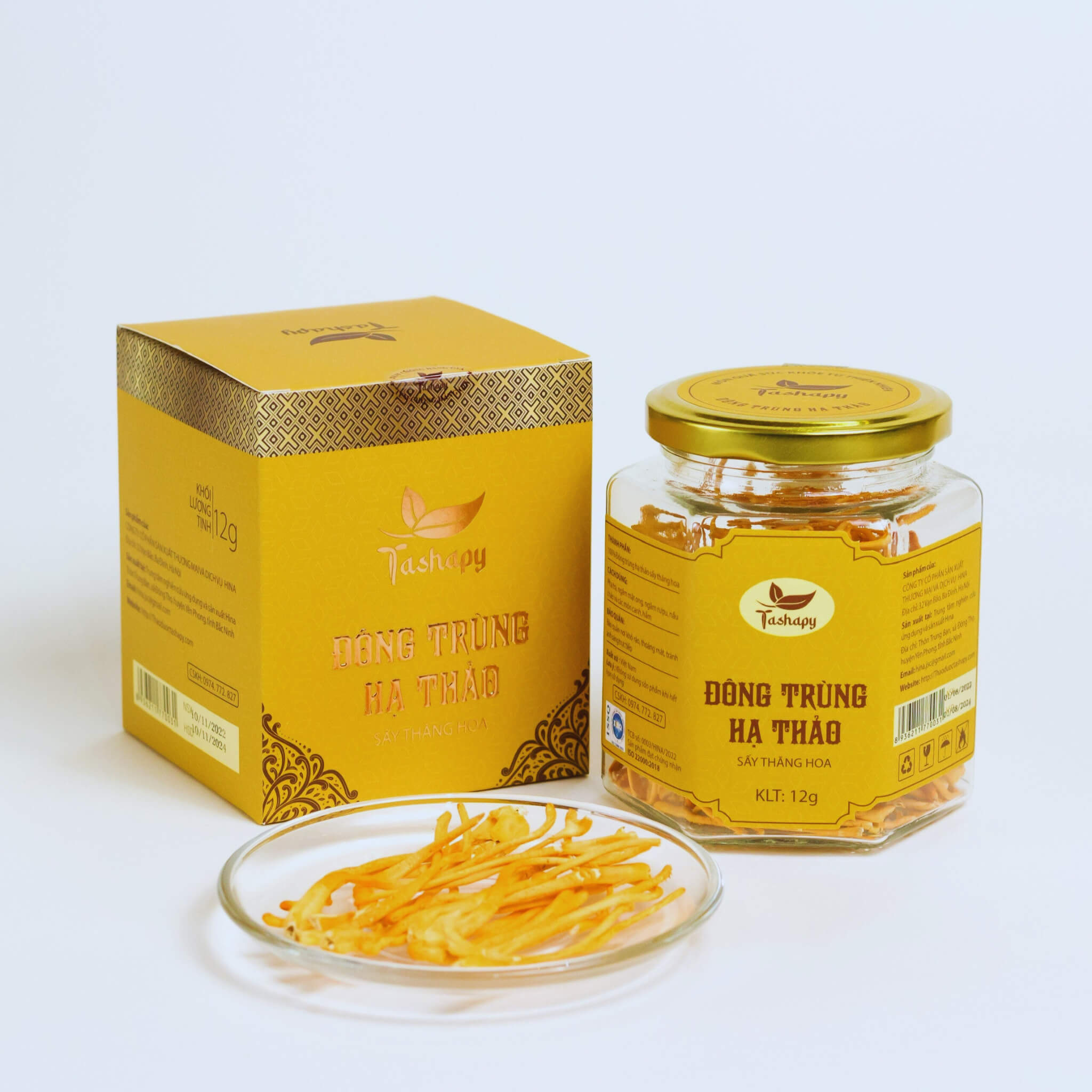 Đông trùng hạ thảo nguyên sợi sấy thăng hoa