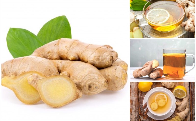 Nước uống gừng và nghệ