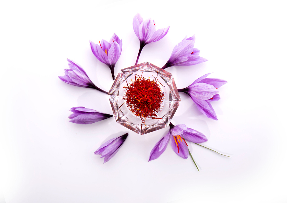 Màu của hoa nghệ tây Saffron